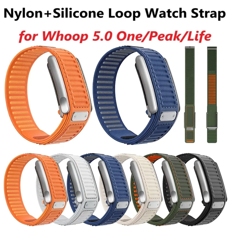 Sport Loop Velcro - Cinturino in nylon e silicone per