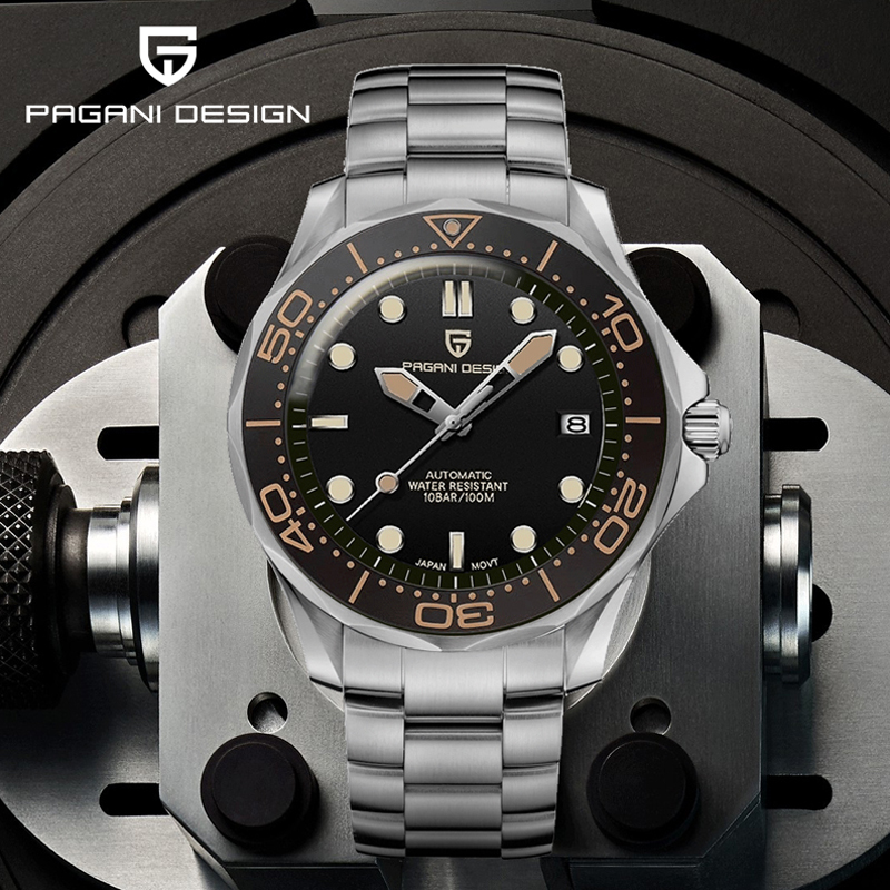 Rolex Watch Submariner - PAGANI DESIGN Orologi da uomo Orologio